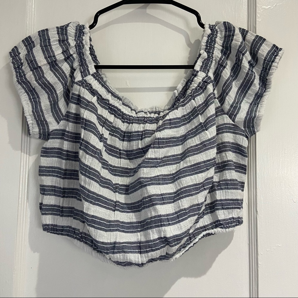 NWT Aerie Linen Crop Top